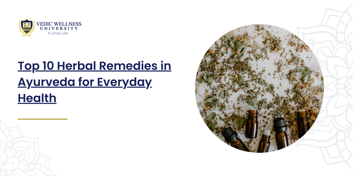 Herbal Remedies in Ayurveda